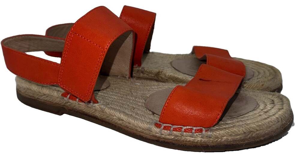 Eileen Fisher Women’s Size 8 Orange Espadrille Sandals